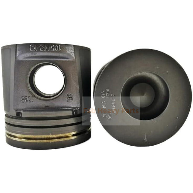 Pistone 1 pezzo con perno e clip 3135M115 adatto per motore Perkins 1103/1104