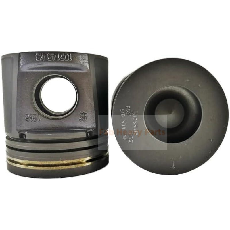 1 Piece Piston With Pin And Clips 3135M115 Fits For Perkins Engine 1103/1104 - Fab Heavy Parts