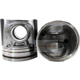 1 Piece Piston With Pin And Clips 3135M145 Fits For Perkins 1104D - E44TA(NJ) Engine - Fab Heavy Parts