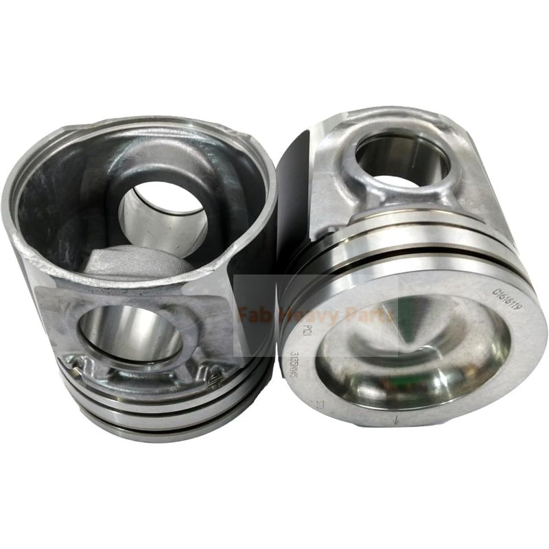 1 Piece Piston With Pin And Clips 3135M145 Fits For Perkins 1104D - E44TA(NJ) Engine - Fab Heavy Parts