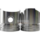1 Piece Piston With Pin And Clips 34417 - 54100 Fits For Mitsubishi S4E - 2 S6E - 2 Engine Parts - Fab Heavy Parts