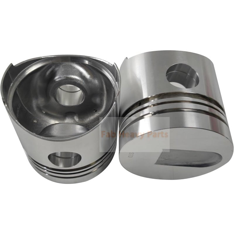 1 Piece Piston With Pin And Clips 34417 - 54100 Fits For Mitsubishi S4E - 2 S6E - 2 Engine Parts - Fab Heavy Parts