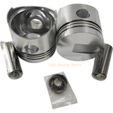 1 Piece Piston With Pin And Clips 34417 - 54100 Fits For Mitsubishi S4E - 2 S6E - 2 Engine Parts - Fab Heavy Parts