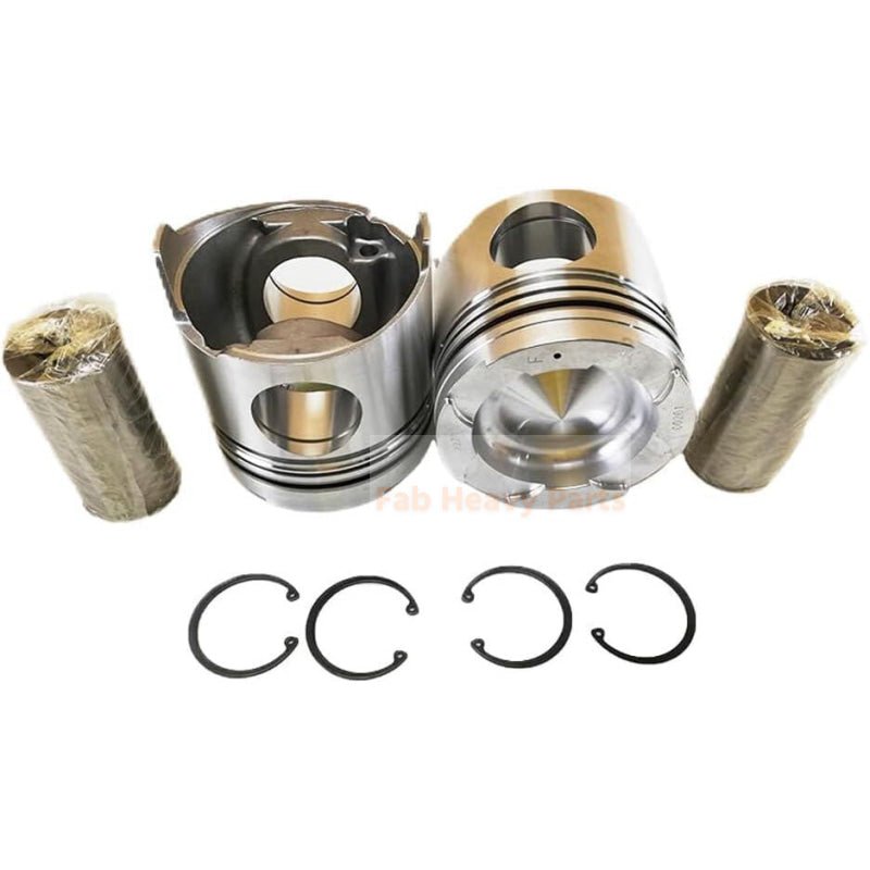 1 Piece Piston With Pin And Clips 34A17 - 00201 Fits For Mitsubishi S6B3 Engine Parts - Fab Heavy Parts