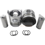 1 Piece Piston With Pin And Clips 36217 - 30700 Fits For Mitsubishi S6B - PTA Engine Parts - Fab Heavy Parts