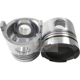 1 Piece Piston With Pin And Clips 36217 - 30700 Fits For Mitsubishi S6B - PTA Engine Parts - Fab Heavy Parts