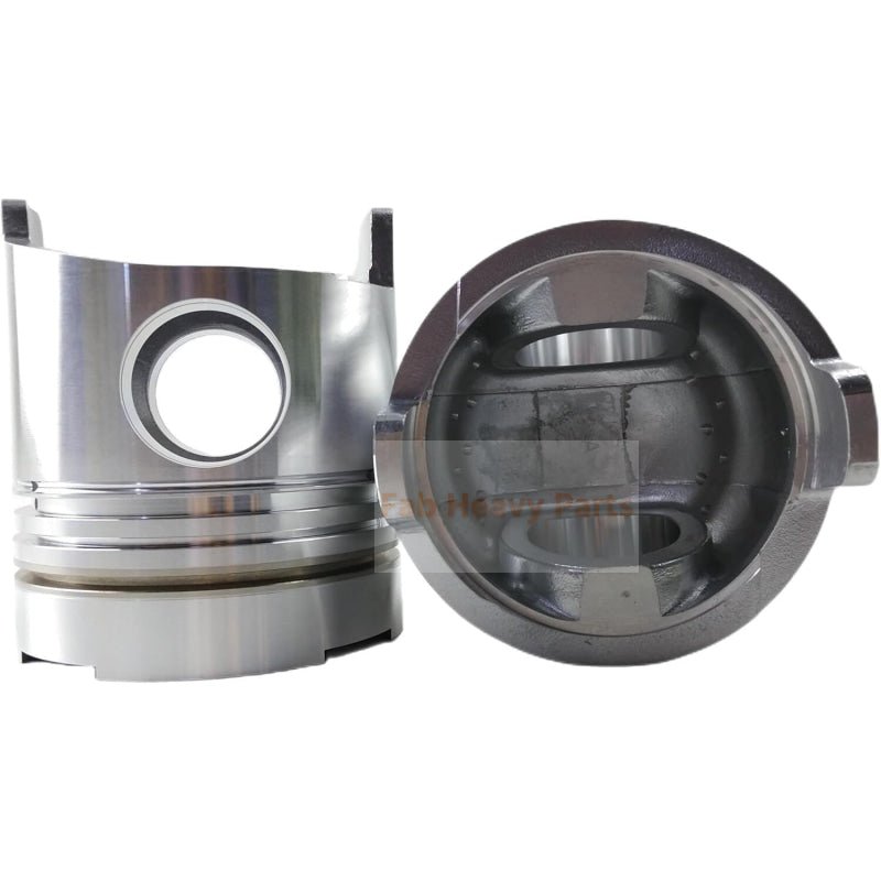 1 Piece Piston With Pin And Clips 36217 - 30700 Fits For Mitsubishi S6B - PTA Engine Parts - Fab Heavy Parts