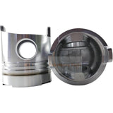 1 Piece Piston With Pin And Clips 36217 - 30700 Fits For Mitsubishi S6B - PTA Engine Parts - Fab Heavy Parts