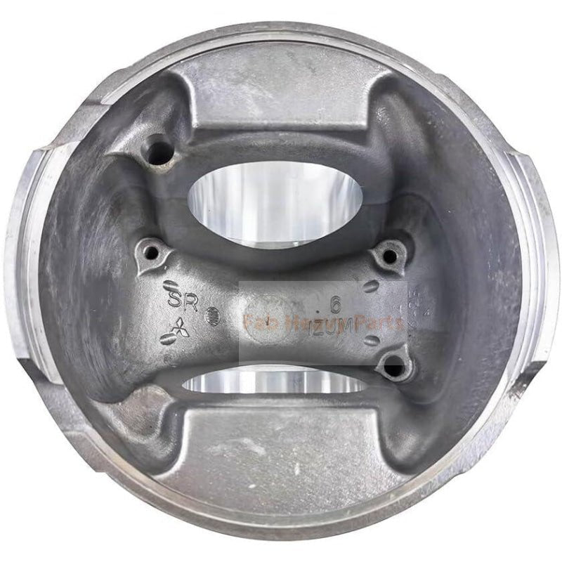 1 Piece Piston With Pin And Clips 37517 - 30101 Fits For Mitsubishi S6R S12R S16R Engine Parts - Fab Heavy Parts