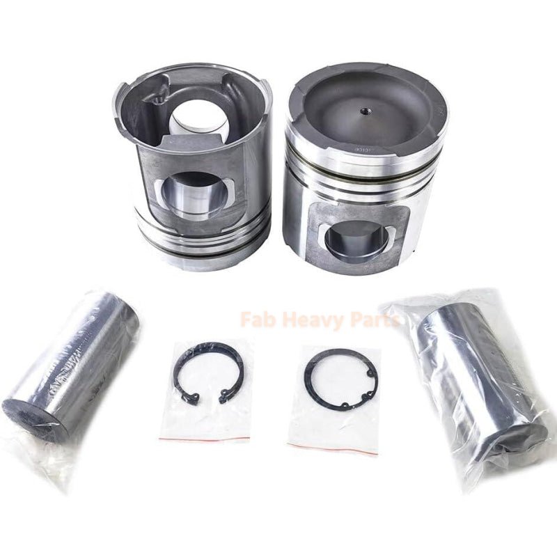1 Piece Piston With Pin And Clips 37517 - 30101 Fits For Mitsubishi S6R S12R S16R Engine Parts - Fab Heavy Parts
