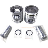 1 Piece Piston With Pin And Clips 37517 - 30101 Fits For Mitsubishi S6R S12R S16R Engine Parts - Fab Heavy Parts