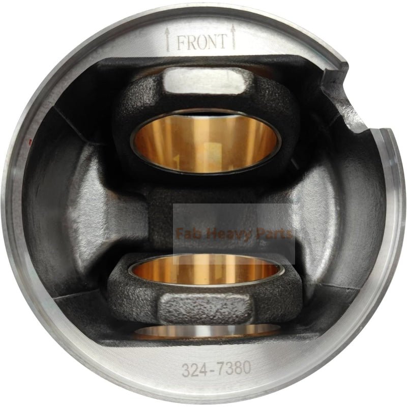 1 Piece Piston With Pin And Clips 3851657PK 3851657 Fits For Caterpillar C9 Engine - Fab Heavy Parts