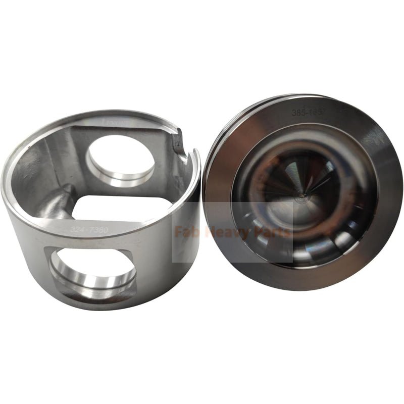 1 Piece Piston With Pin And Clips 3851657PK 3851657 Fits For Caterpillar C9 Engine - Fab Heavy Parts