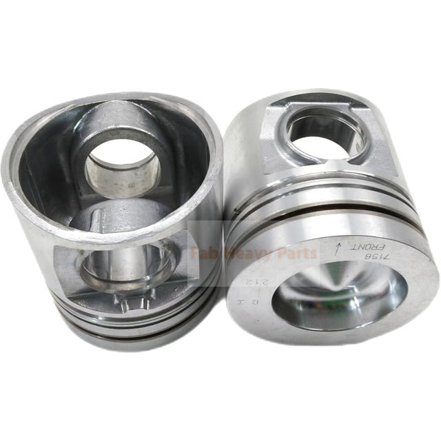 1 Piece Piston With Pin And Clips 3907156 3802100 Fits For Cummins 4B3.9 4BT3.9 4BTA3.9 4BTAA3.9 6B5.9 6BT5.9 6BTA5.9 6BTAA5.9 Engine Parts - Fab Heavy Parts