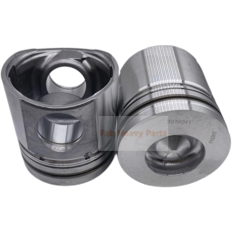 1 Piece Piston With Pin And Clips 3919041 3802248 Fits For Cummins 4BTA 3.9L 6BTA 5.9L Engine Part - Fab Heavy Parts
