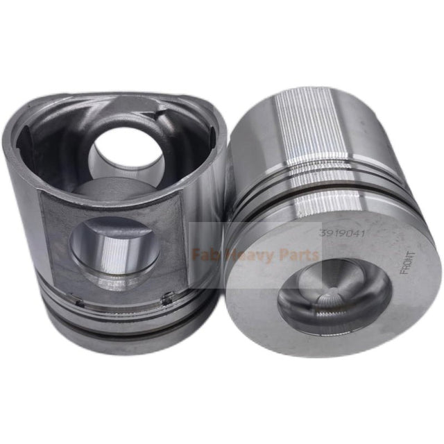 1 Piece Piston With Pin And Clips 3919041 3802248 Fits For Cummins 4BTA 3.9L 6BTA 5.9L Engine Part - Fab Heavy Parts