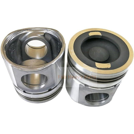 1 Piece Piston With Pin And Clips 3948465 3942665 Fits For Cummins QSB QSB4.5 QSB5.9 QSB6.7 QSB7 Engine Parts - Fab Heavy Parts