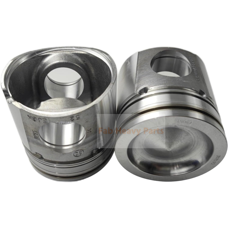 1 Piece Piston With Pin And Clips 4089669 3970192 3966678 Fits For Cummins ISB QSB 5.9L Engines & Dodge Ram2500 Ram3500