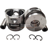 1 Piece Piston With Pin And Clips 4174711 Fits For Deutz F2L1011 F2L1011F F2M1011 F3L1011E F3L1011F F3M1011 F4L1011 F4L1011E F3L1011 Engines - Fab Heavy Parts