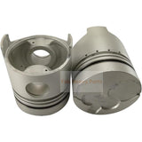 1 Piece Piston With Pin And Clips 5 - 12111 - 055 - 1 Fits For Isuzu 4BA1 Engine Parts - Fab Heavy Parts