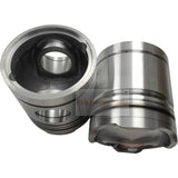 1 Piece Piston With Pin And Clips 6128-31-2113 Fits For Komatsu S4D155-4 S6D155-4 Engine
