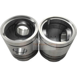 1 Piece Piston With Pin And Clips 6128-31-2113 Fits For Komatsu S4D155-4 S6D155-4 Engine