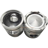 1 Piece Piston With Pin And Clips 6128 - 31 - 2113 Fits For Komatsu S4D155 - 4 S6D155 - 4 Engine - Fab Heavy Parts