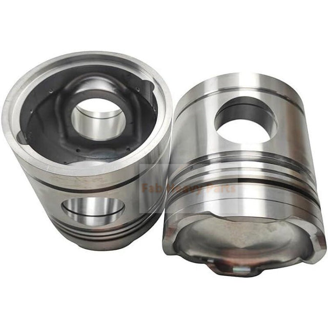 1 Piece Piston With Pin And Clips 6128 - 31 - 2113 Fits For Komatsu S4D155 - 4 S6D155 - 4 Engine - Fab Heavy Parts