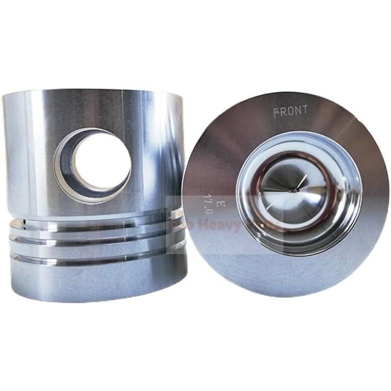 1 Piece Piston With Pin And Clips 6130 - 32 - 2110 Fits For Komatsu 4D105 - 2F 4D105 - 3 Engine Parts - Fab Heavy Parts