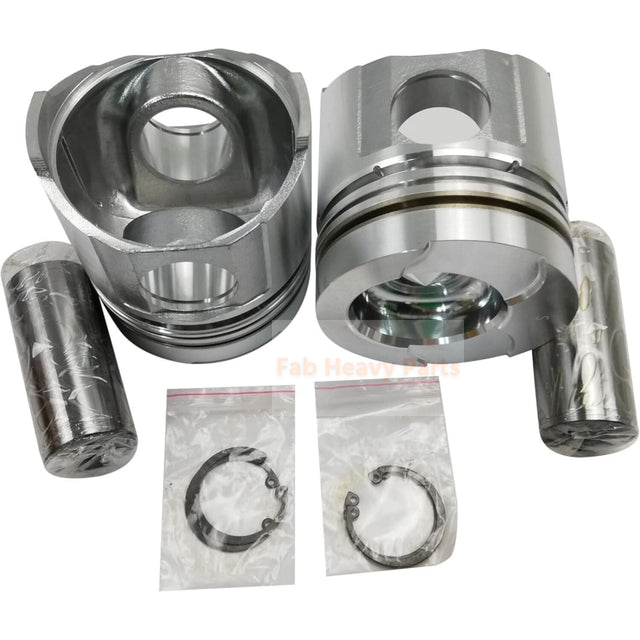 1 Piece Piston With Pin And Clips 6138-32-2110 Fits For Komatsu SA6D110-1N/P/P-B Engine Parts