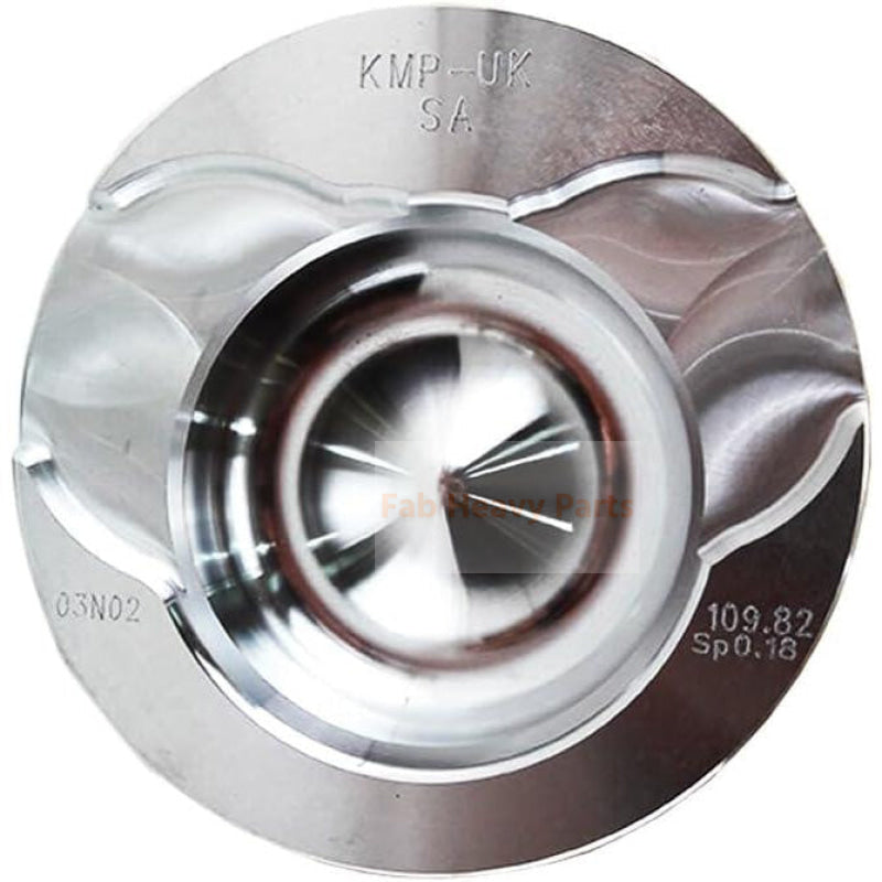 1 Piece Piston With Pin And Clips 6138-32-2120 Fits For Komatsu SA6D110 Engine Parts