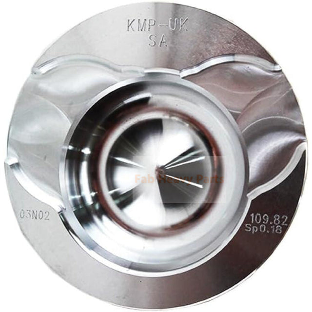 1 Piece Piston With Pin And Clips 6138-32-2120 Fits For Komatsu SA6D110 Engine Parts