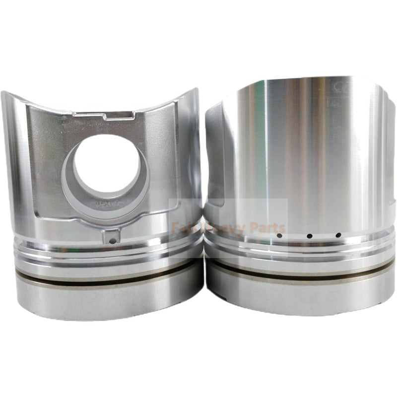 1 Piece Piston With Pin And Clips 6150-31-2012 6150-31-2112 6150-31-2113 Fits For Komatsu 6D125-1A 6D125-1B 6D125-1D Engine