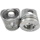 1 Piece Piston With Pin And Clips 6150-31-2012 6150-31-2112 6150-31-2113 Fits For Komatsu 6D125-1A 6D125-1B 6D125-1D Engine