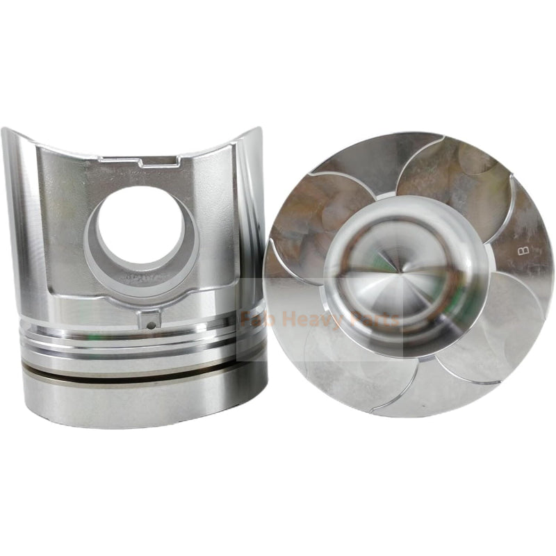 1 Piece Piston With Pin And Clips 6150-31-2012 6150-31-2112 6150-31-2113 Fits For Komatsu 6D125-1A 6D125-1B 6D125-1D Engine