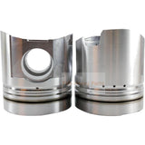 1 Piece Piston With Pin And Clips 6151 - 31 - 2071 6151 - 31 - 2171 Fits For Komatsu S6D125 - 1 Engine - Fab Heavy Parts