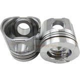 1 Piece Piston With Pin And Clips 6151 - 31 - 2071 6151 - 31 - 2171 Fits For Komatsu S6D125 - 1 Engine - Fab Heavy Parts