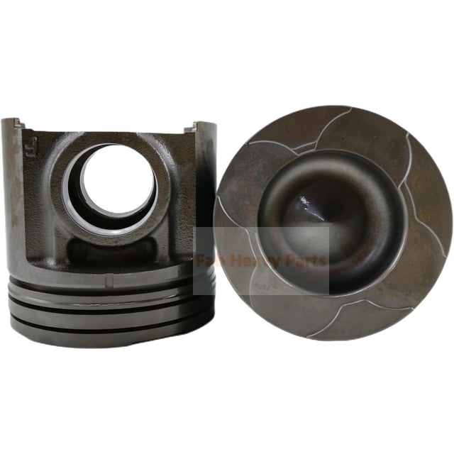 1 Piece Piston With Pin And Clips 6151-31-2511 Fits For Komatsu Engine S6D125-1 S6D125-1AM S6D125-1AJ Excavator PC400LC-5