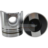 Piston 1 pièce avec broche et clips 6152-32-2610 6151-32-2110 convient pour Komatsu S6D125E-2 SA6D125E-2 SAA6D125E-2 Engine