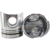 Piston 1 pièce avec broche et clips 6152-32-2610 6151-32-2110 convient pour Komatsu S6D125E-2 SA6D125E-2 SAA6D125E-2 Engine