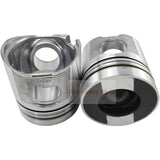 Piston 1 pièce avec broche et clips 6152-32-2610 6151-32-2110 convient pour Komatsu S6D125E-2 SA6D125E-2 SAA6D125E-2 Engine