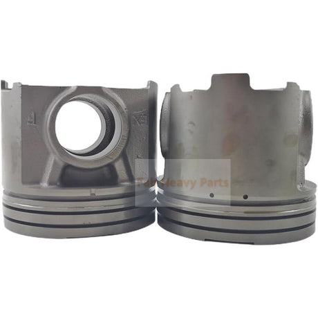 1 Piece Piston With Pin And Clips 6217 - 31 - 2130 Fits For Komatsu SA6D140E - 3 SDA6D140E - 3 Engine Parts - Fab Heavy Parts