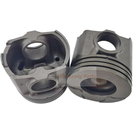 1 Piece Piston With Pin And Clips 6217 - 31 - 2130 Fits For Komatsu SA6D140E - 3 SDA6D140E - 3 Engine Parts - Fab Heavy Parts