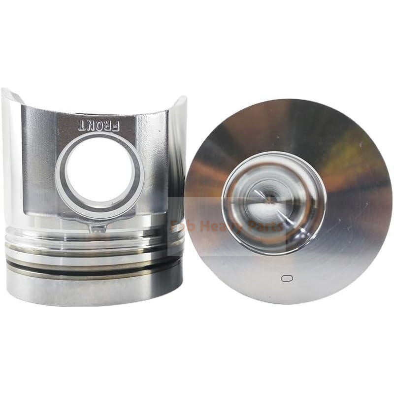 1 Piece Piston With Pin And Clips 6222-33-2110 Fits For Komatsu SAA6D108E-2A Engine Parts