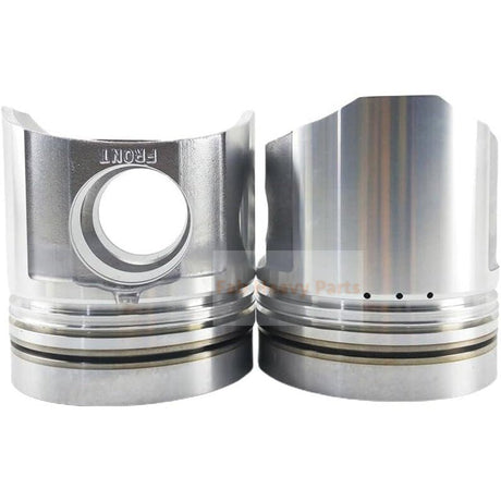 1 Piece Piston With Pin And Clips 6222 - 33 - 2110 Fits For Komatsu SAA6D108E - 2A Engine Parts - Fab Heavy Parts