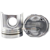 1 Piece Piston With Pin And Clips 6222 - 33 - 2110 Fits For Komatsu SAA6D108E - 2A Engine Parts - Fab Heavy Parts