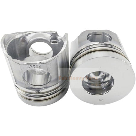 1 Piece Piston With Pin And Clips 6222 - 33 - 2110 Fits For Komatsu SAA6D108E - 2A Engine Parts - Fab Heavy Parts