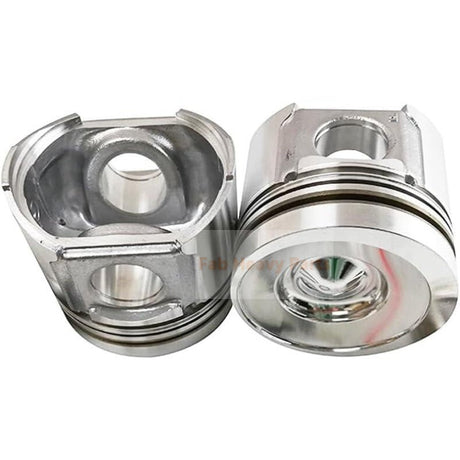 1 Piece Piston With Pin And Clips 6271 - 31 - 2110 Fits For Komatsu SAA4D95LE - 5 Fits Cummins QSB 3.3 Engine Parts - Fab Heavy Parts