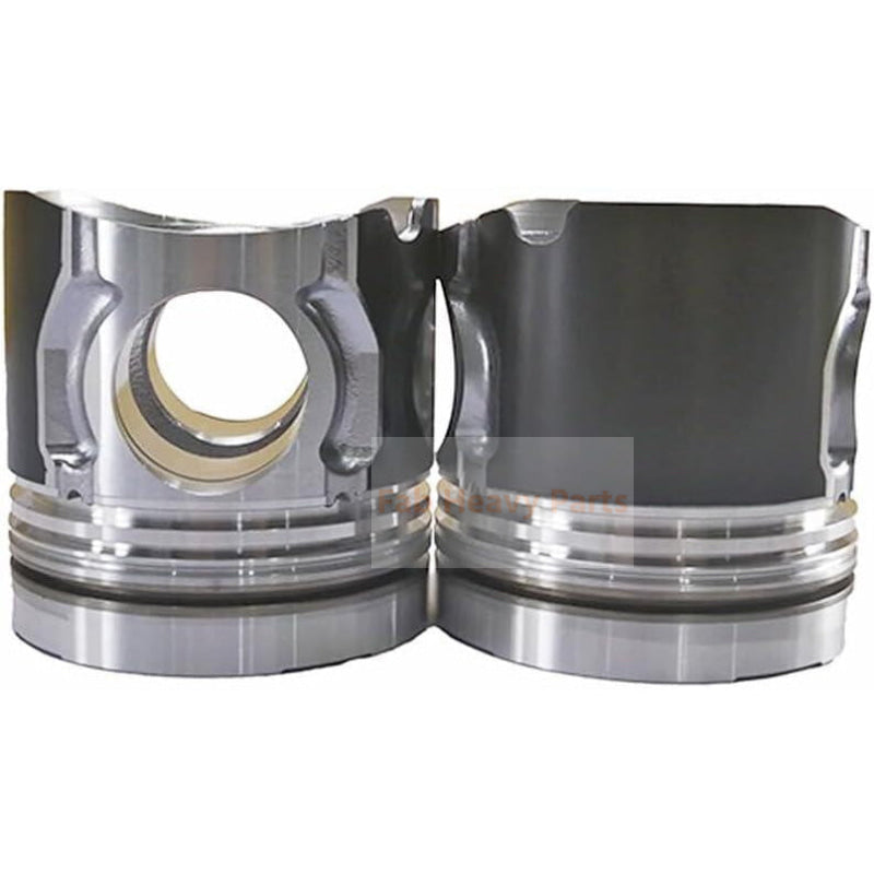 1 Piece Piston With Pin And Clips 65.02501-0478 Fits For Doosan DL06 Engine Parts