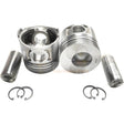 1 Piece Piston With Pin And Clips 65.02501 - 0206 Fits For Doosan DB33 Engine Parts - Fab Heavy Parts